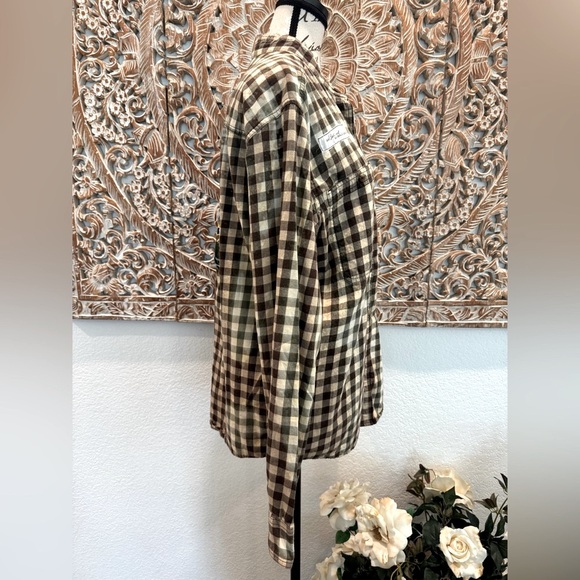 Katie Rie’s Upcycled Plaid Button Down Shirt, Baylor University- size M oversize - Picture 9 of 14